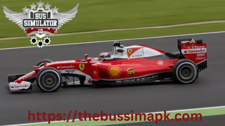 Ferrari 312 F1 Mod Download for Bus Simulator Indonesia Mod APK 13 The ferrari 312 f1 mod with bussid logo is shown.