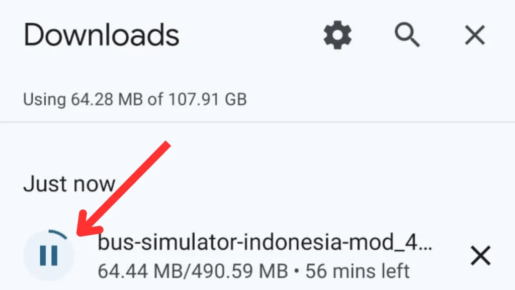 step 4 for downloading bus simulator indonesia mod apk v4.2