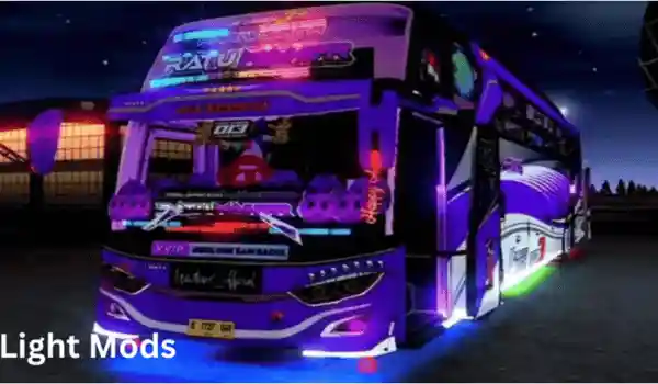 A britgthen bus with light mod is show in the image.